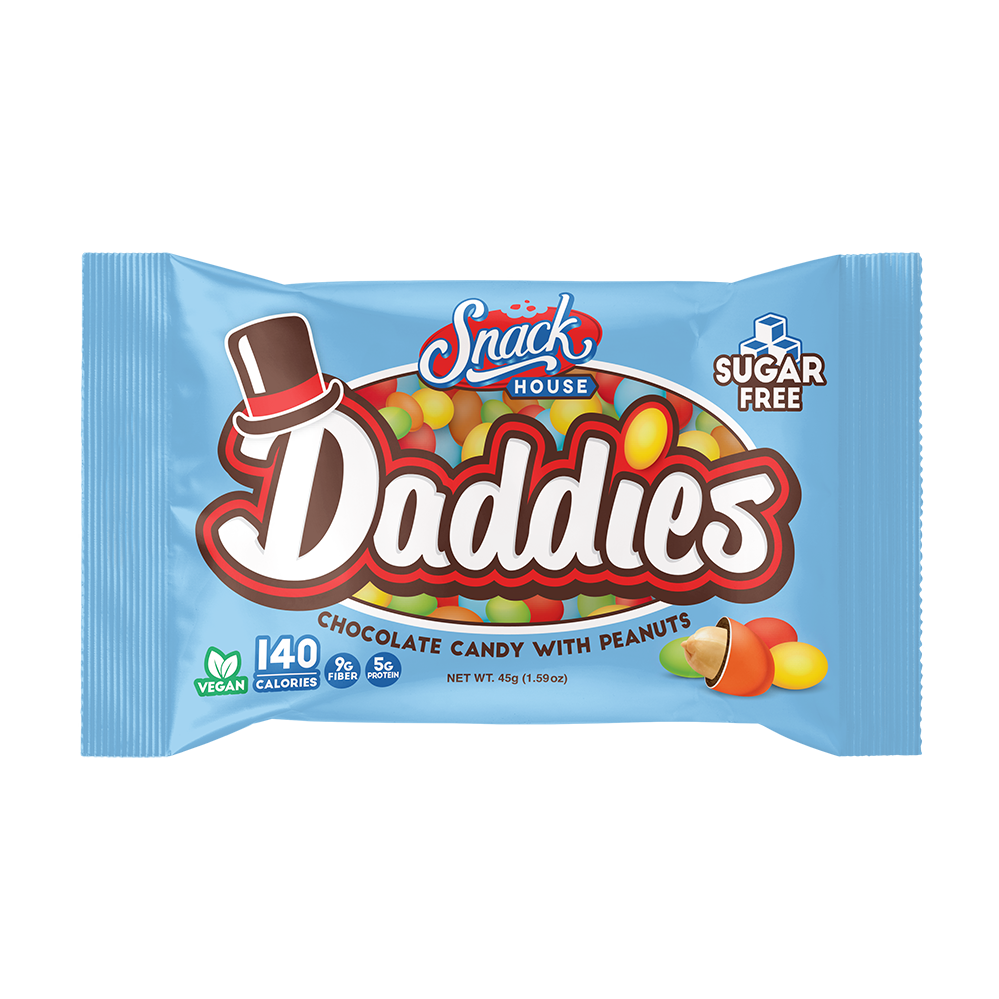 Snack House Daddies - Caramelos de chocolate y cacahuete (individual)
