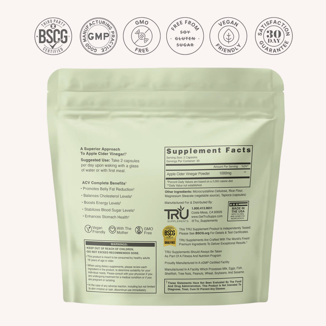 TRU ACV - Organic Apple Cider Vinegar