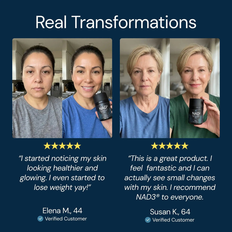 NAD3® 60 • An All Natural NAD+ Booster® Dietary Supplement (1 Month Supply)