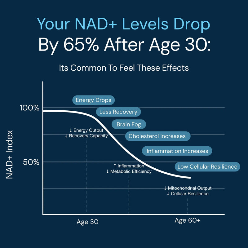 NAD3® 60 • An All Natural NAD+ Booster® Dietary Supplement (1 Month Supply)